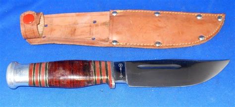 Antique 1920 S Wade And Butcher Sheffield England Boone Hunting Knife W