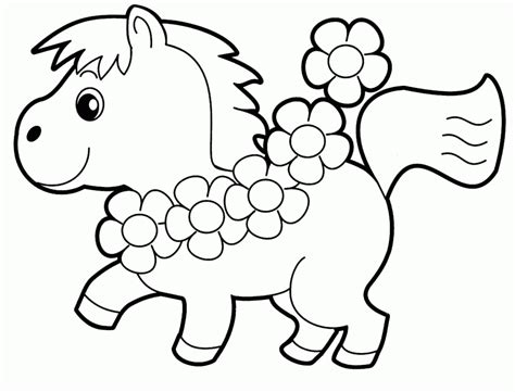 Easy Animal Coloring Pages For Kids Coloring Home