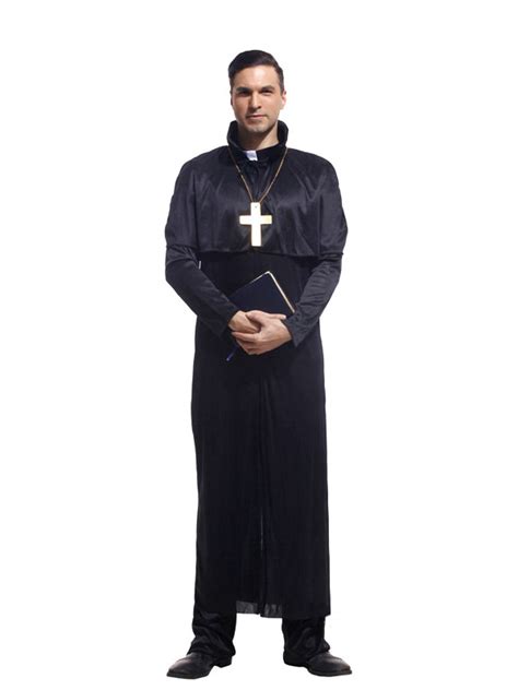 Halloween Black Priest Costumes
