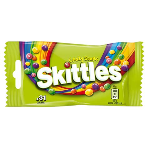 Skittles Crazy Sours 38 Gram — Monpresi Poczta Słodyczowa