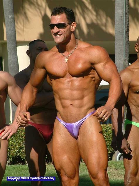Male Gay Muscle Thong Bulge