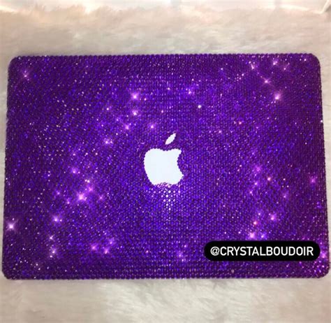 Custom Crystal Bling Laptop Cases Many Colours Glitter Etsy