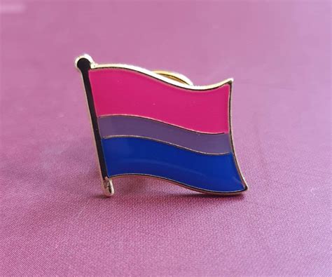 Bisexual Pride Pin Bi Pride Flag Pin Subtle Bisexual