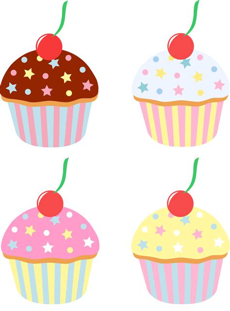 Cartoon Cupcakes Images Clipart Best