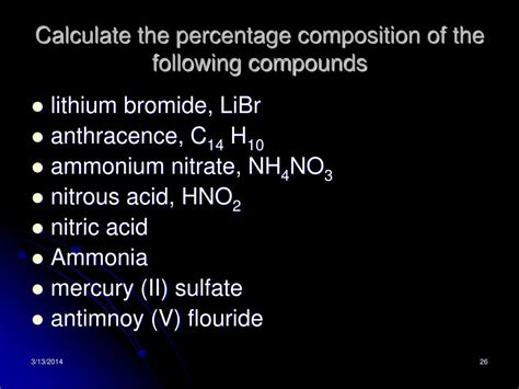 Equation to show the reaction of sulfurous acid with lithium hydroxide to form water and lithium sulfite. PPT - The Mole SI base unit for amount of substance ...