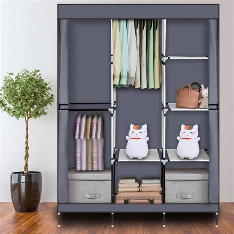 Zimtown 71 Closet Organizer Shelves System Clothes Storage Wardrobe