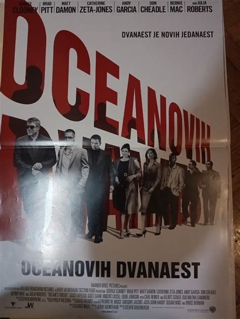 Oceanovih Dvanaest Originalni Filmski Plakat