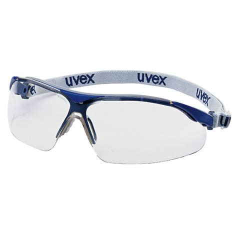 uvex schutzbrille i vo blau grau gute kombination aus schutz und komfort mit kopfband kaufen