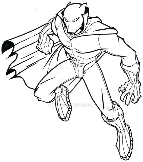 Black panther coloring pages pdf. the Black Panther by T-Var on DeviantArt