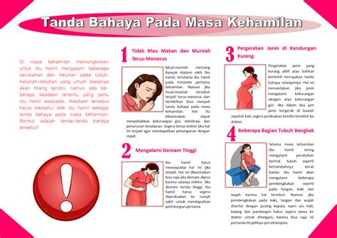 Leaflet Tanda Bahaya Kehamilan Rsud