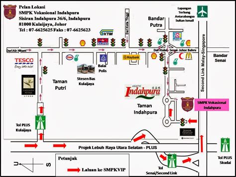 Dari bandara ke kl tarifnya 65rm plus tol 10rm. PELAN LOKASI SMPK VOKASIONAL INDAHPURA