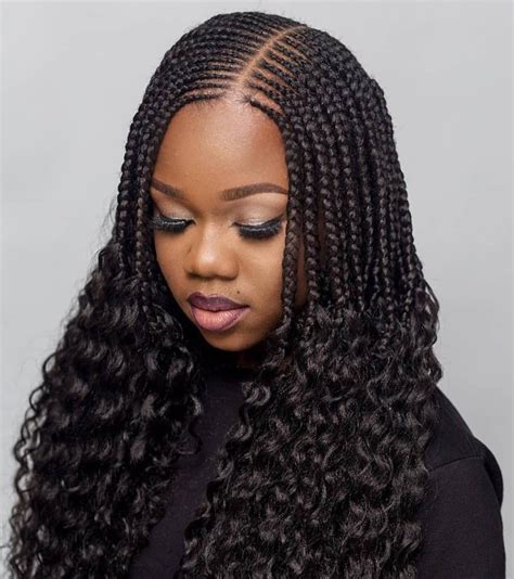 half braided wavy hair bundles latest braided hairstyles african hair braiding styles braids