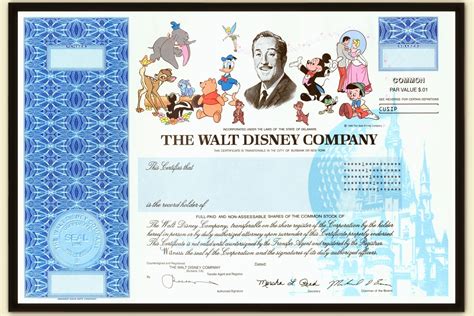 View 15 Disney Stock Certificate Bendwaraphy