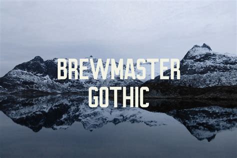 (c) 2002 michael hagemann www.fontmesa.com all rights reserved style: Brewmaster Gothic Demo Font - FontSpace