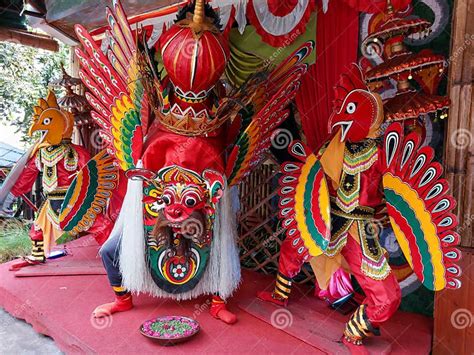 The Light And Color Of Barong Kemiren Stock Image Image Of Blue