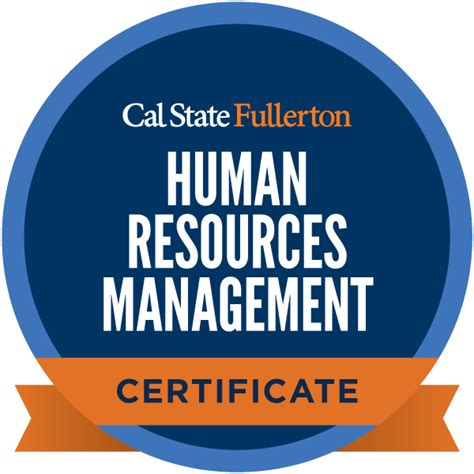 Hr Management Professional Certificate Csuf Extension And