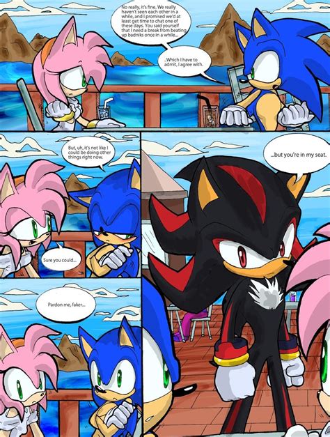 Sonic Vs Shadow Comic Page 2 By Chicaaaaa On Deviantart In 2020