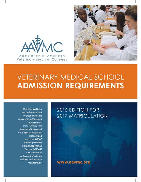 Veterinary Medical School Admission Requirements Vmsar 2016 Edition