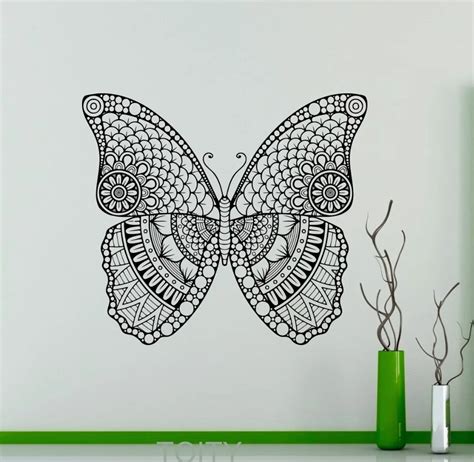Cute Butterfly Wall Vinyl Decal Wings Sticker Anti Stress Home Interior