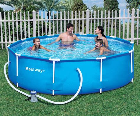 Köp Bestway Steel Pro Frame Pool 305x76cm With Pump 4678l