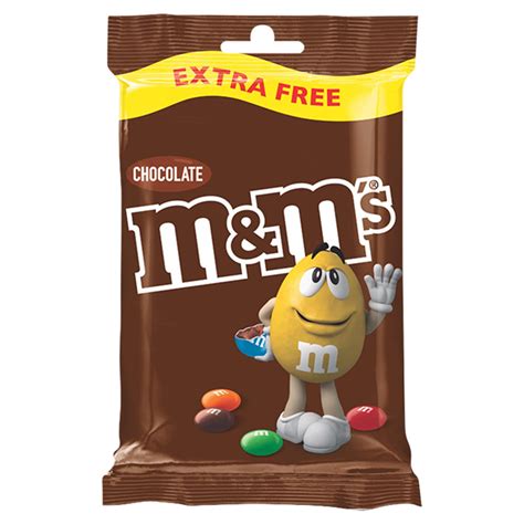 Mandms Chocolate Extra Free Treat Bag 100g Sharing Bags And Tubs