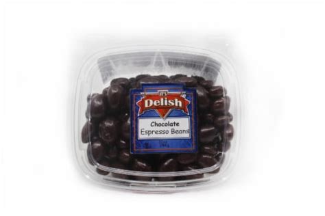 It S Delish Dark Chocolate Expresso Beans 10 Oz QFC