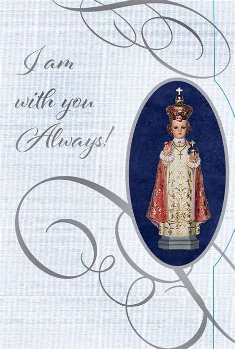 Infant Of Prague Mass Cards The League Of The Miraculous Infant Jesus