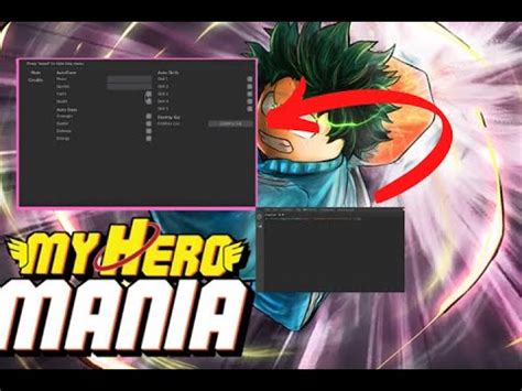 After that type your code to the text box (enter your code here). Roblox My Hero Mania Script NEW GUI - YouTube