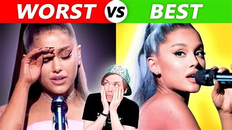 Singers Best Vs Worst Live Performances Youtube