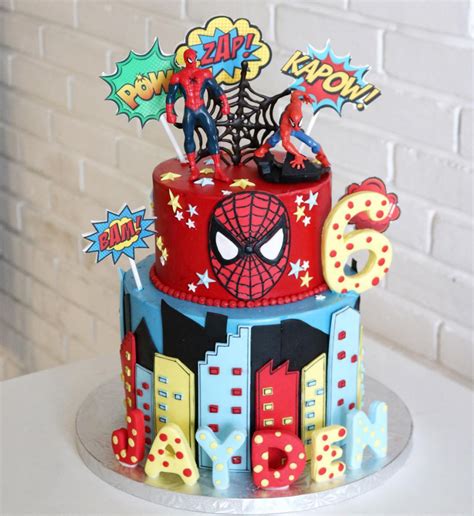 Bolo Do Homem-aranha 2 Andares