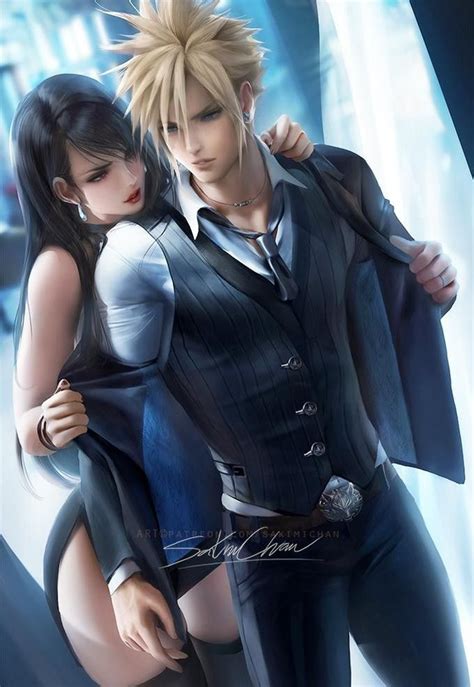 Cloud And Tifa Don Corneos Mansion Ii In 2021 Final Fantasy Characters