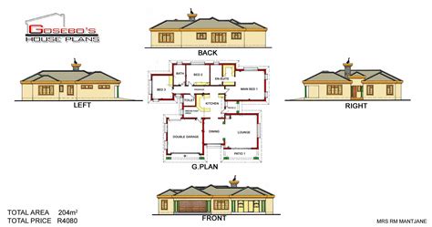 Pin by Gosebo House Plans on Gosebo House Plans | Single storey house plans, House plans, Free 