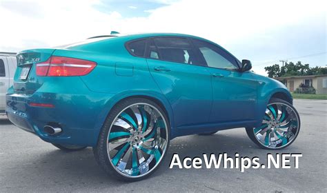 Ace 1 Candy Teal Bmw X6 On 30 Forgiatos Painted By Sudamar
