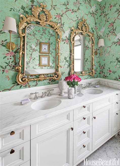 Maybe you would like to learn more about one of these? 30 Gorgeous Wallpapered Bathrooms