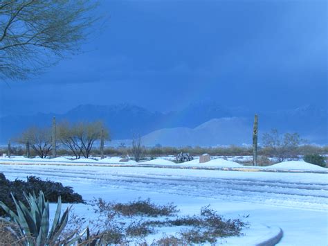 Winter Storm Hits Scottsdale Arizona I Left My House In T Flickr