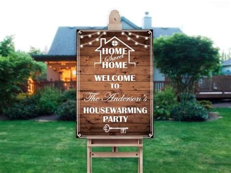 Housewarming Party Welcome Sign New Home Party Welcome Etsy