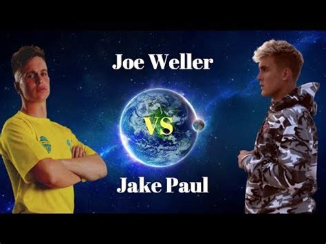 Jake Paul Vs Joe Weller Youtube