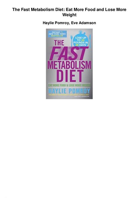 14 Day Metabolism Boosting Diet Plan