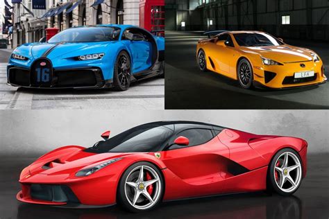 From The Chiron To The Laferrari These Are The 10 Greatest Supercars