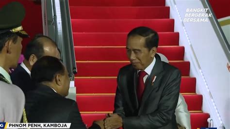 Presiden Jokowi Tiba Di Phnom Penh