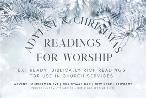Worshiptraining Advent And Christmas Readings For Worship Worshiptraining