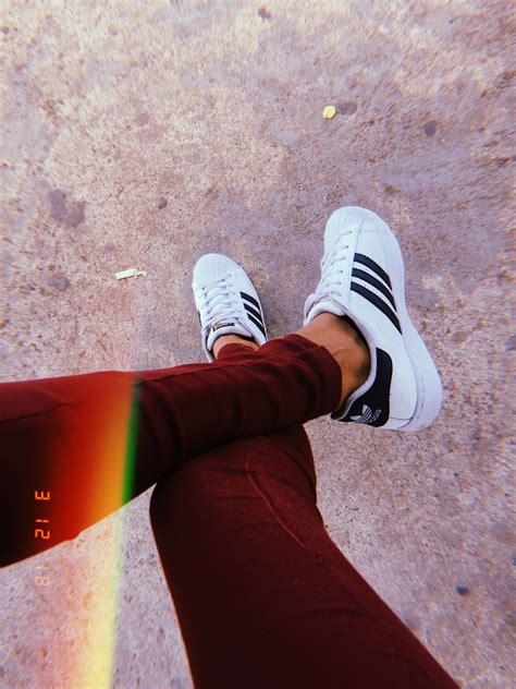 Hujicam Creative Instagram Stories Photography Adidas Superstar Sneaker
