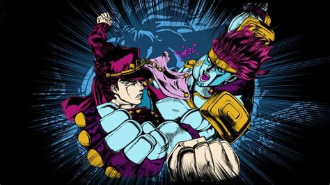 Res 1920x1080 Jotaro And Star Platinum Wallpaper By Sickboy182