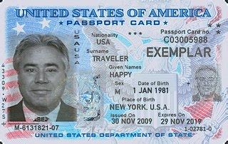 Both the passport book and passport card serve as proof of your u.s. File:Passport card.jpg - Wikimedia Commons
