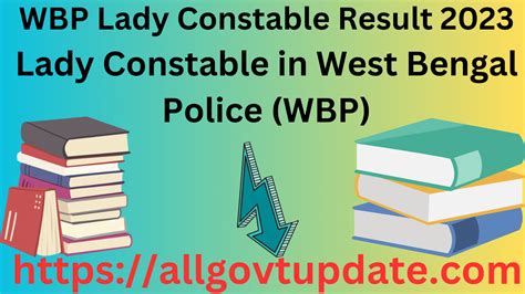 WBP Lady Constable Result 2023 Link OUT Check Here Now All Govt Update