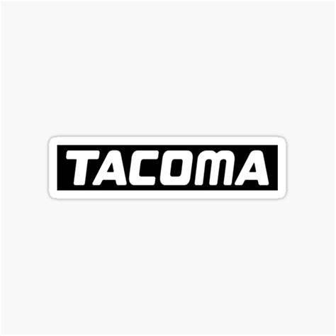 Toyota Tacoma Stickers Redbubble