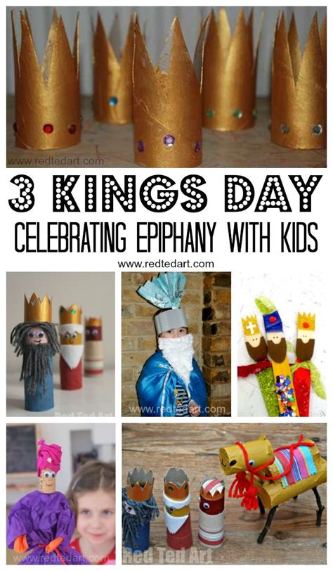 Three Kings Day Crafts Red Ted Art Make Crafting With Kids Easy
