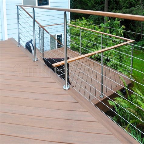 Stainless Steel Wire Cable Railing Balustrade Handrail Glass