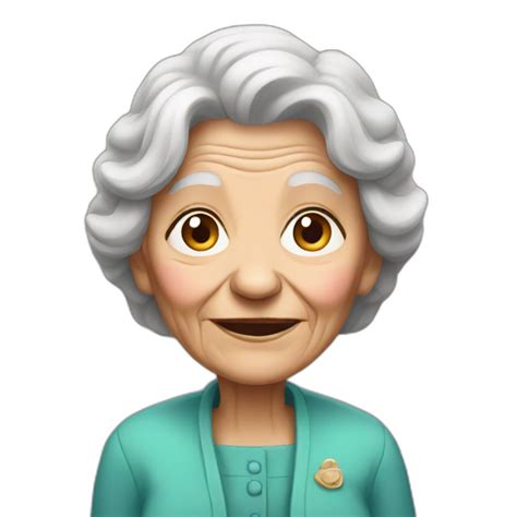 Old Woman Rubbing Her Eyes Ai Emoji Generator