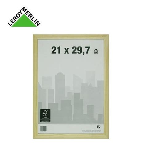 Y también de aquellos que tienen que hacer cualquier reforma, y es. Leroy Merlin Cadre Photo En Bois Brut Naturel, 21 X 29.7 ...